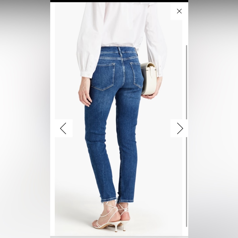 Frame Le Skinny de Jeanne crop denim Jeans size 28